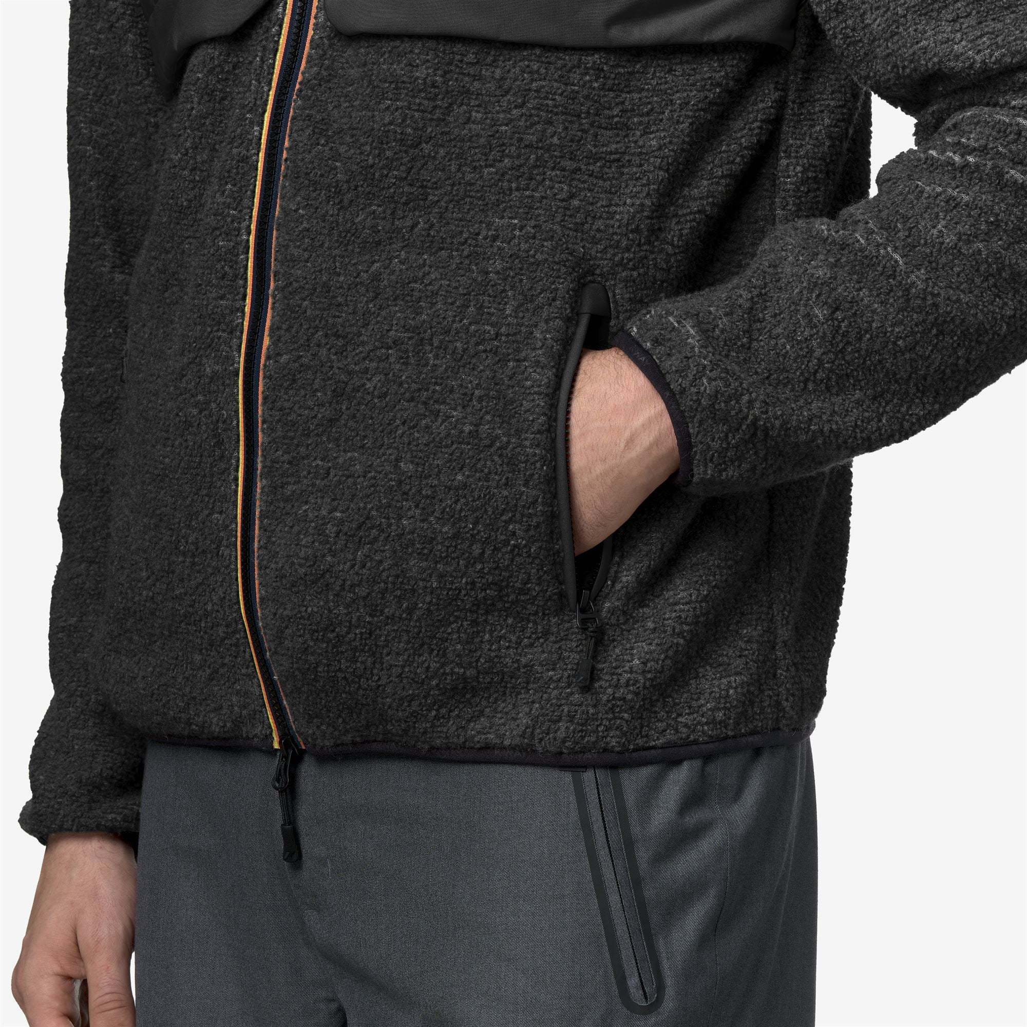 Fleece_MAN_BAUGES W POLAR_Jacket_Black Pure - Commercial 7