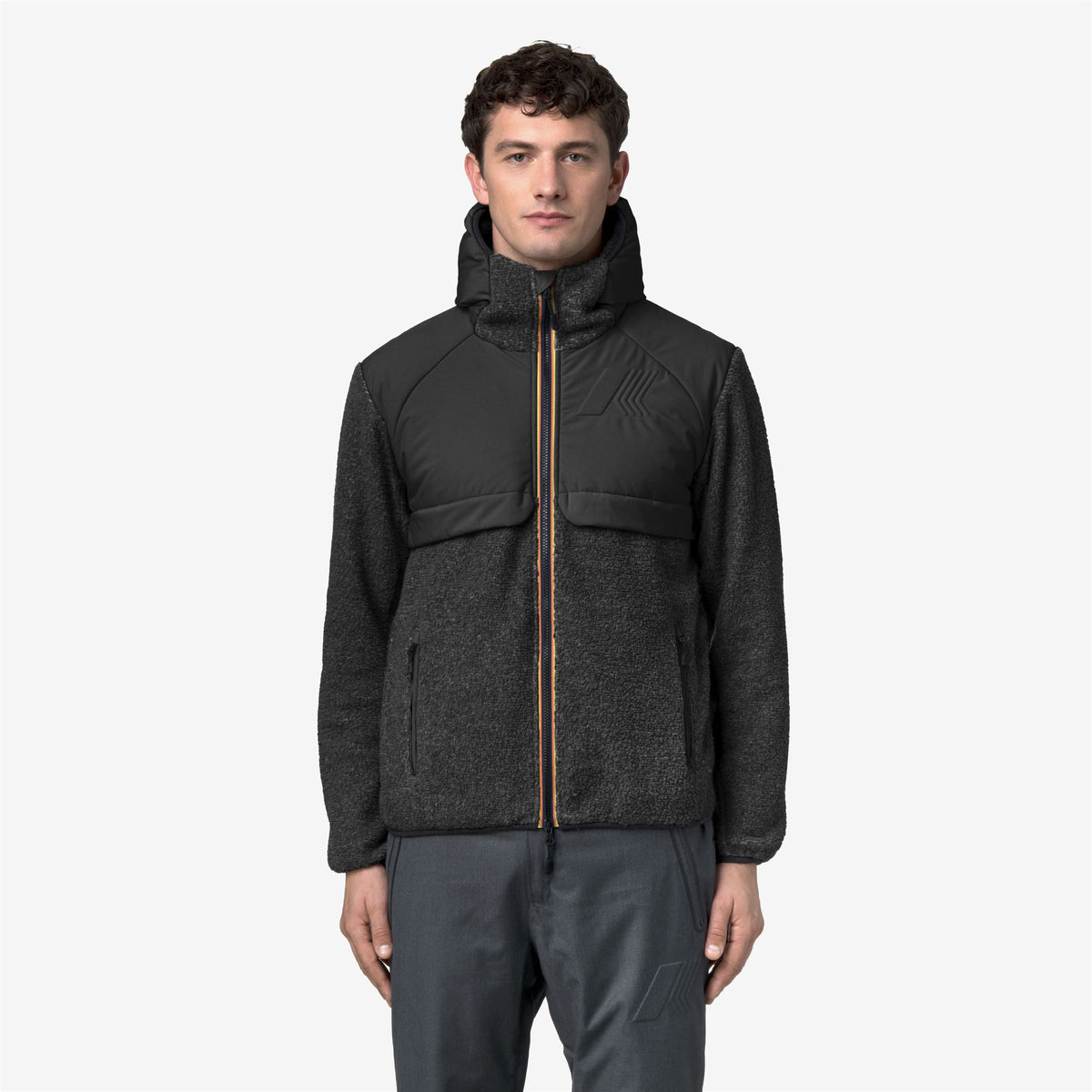 Fleece_MAN_BAUGES W POLAR_Jacket_Black Pure - Commercial 4