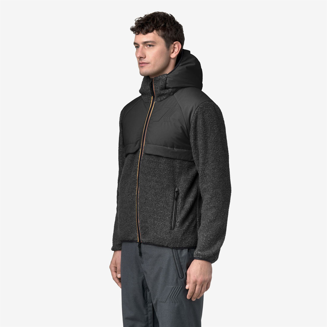 BAUGES W POLAR Felpe Giacca Uomo Black Pure main