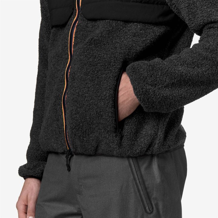BORNES W POLAR - Fleece - Jacket - Man - BLACK PURE 2