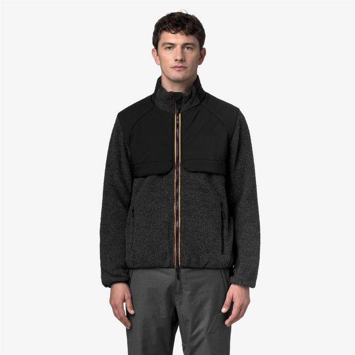 BORNES W POLAR Felpe Giacca Uomo Black Pure 1