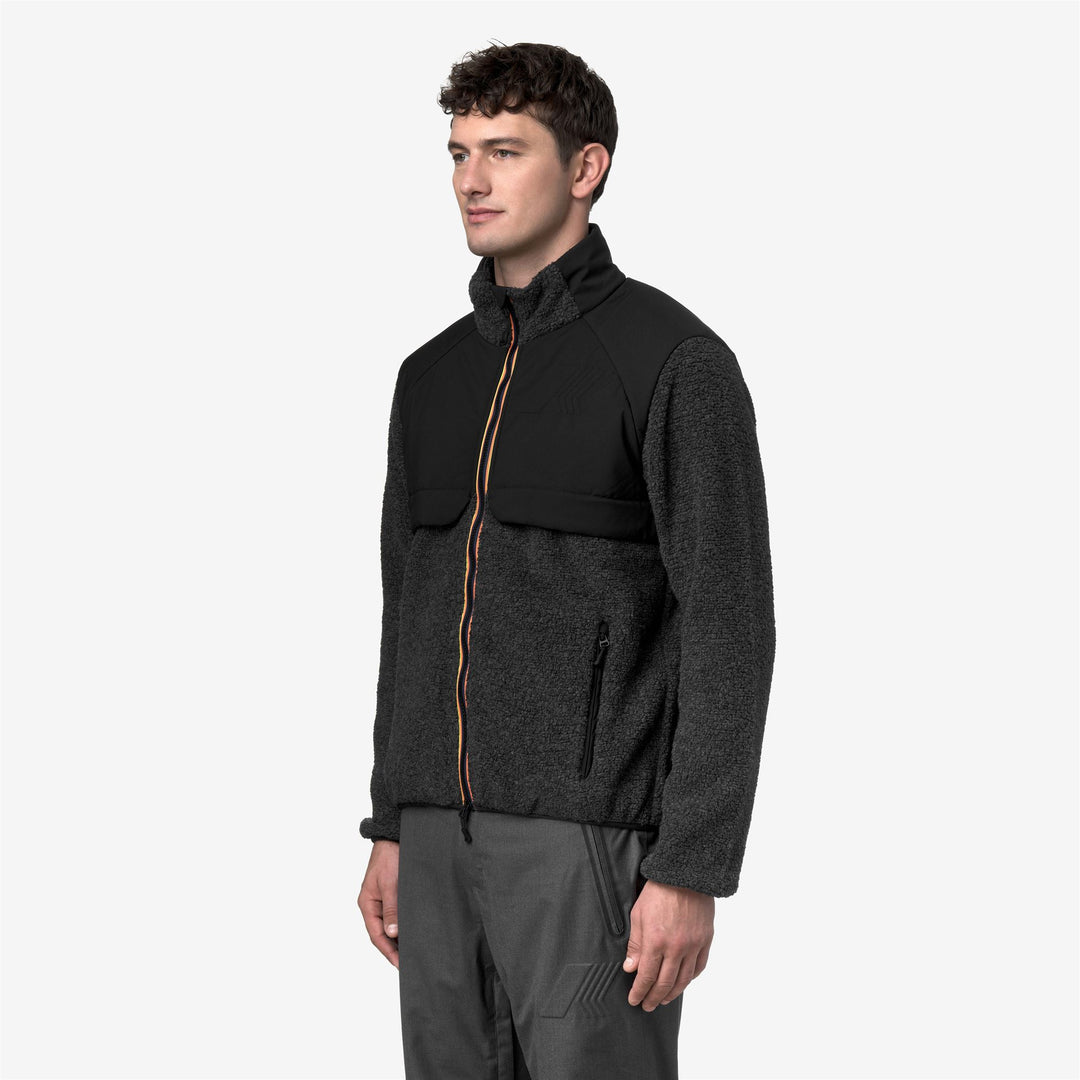 BORNES W POLAR Felpe Giacca Uomo Black Pure main