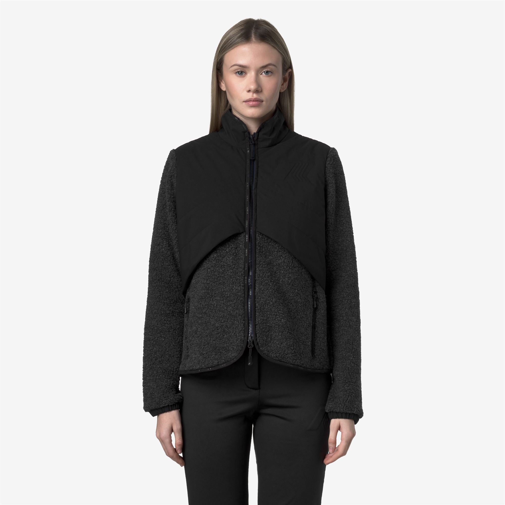 Fleece_WOMAN_LUBERON W POLAR_Jacket_Black Pure - Commercial 4
