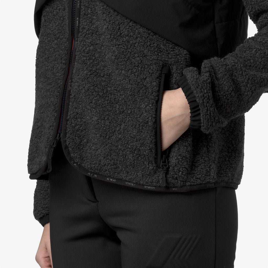 Fleece_WOMAN_LUBERON W POLAR_Jacket_Black Pure - Commercial 7