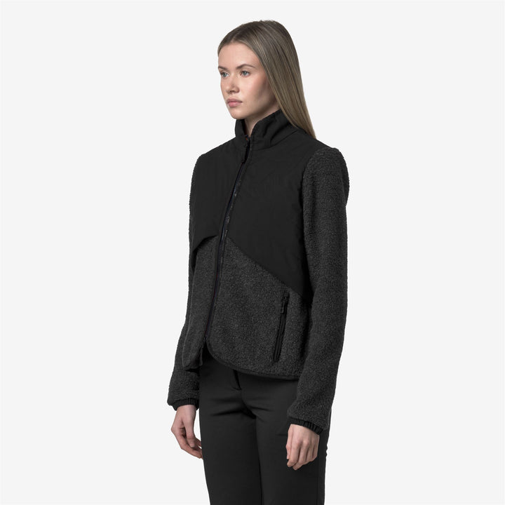 LUBERON W POLAR - Fleece - Giacca - Donna - BLACK PURE 4