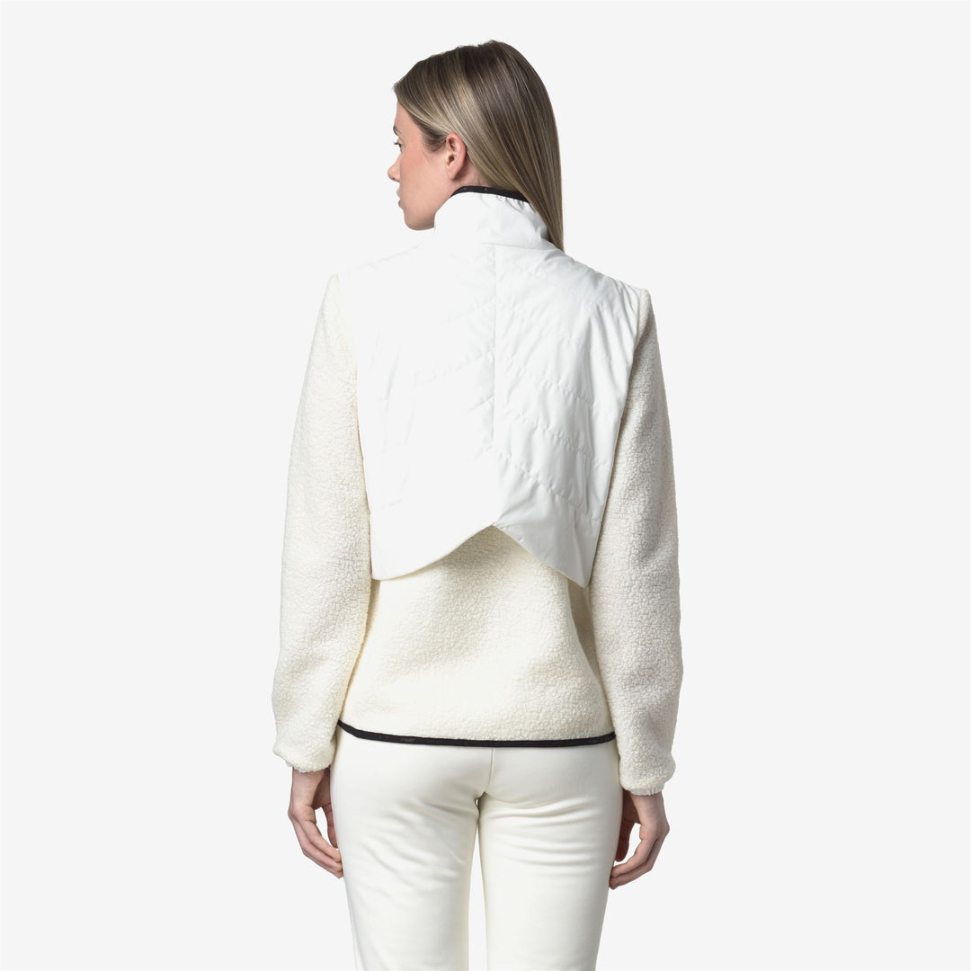 LUBERON W POLAR Felpe Giacca Donna White Gardenia main