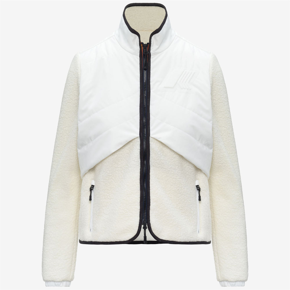 Fleece_WOMAN_LUBERON W POLAR_Jacket_White Gardenia - Commercial 1