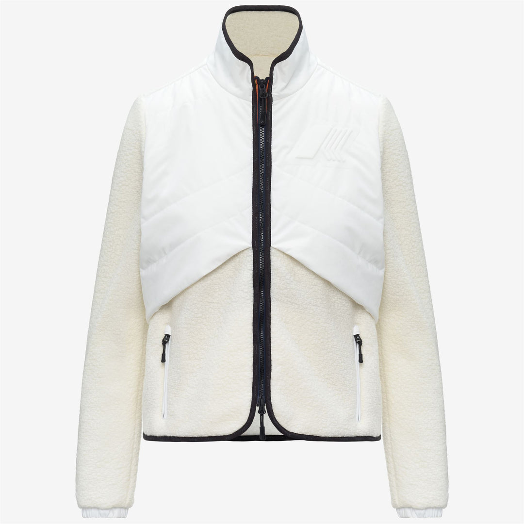 LUBERON W POLAR - Fleece - Jacket - Woman - WHITE GARDENIA 01