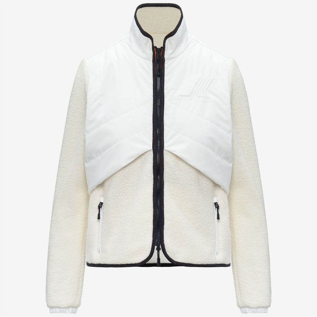 Fleece_WOMAN_LUBERON W POLAR_Jacket_White Gardenia - Commercial 1
