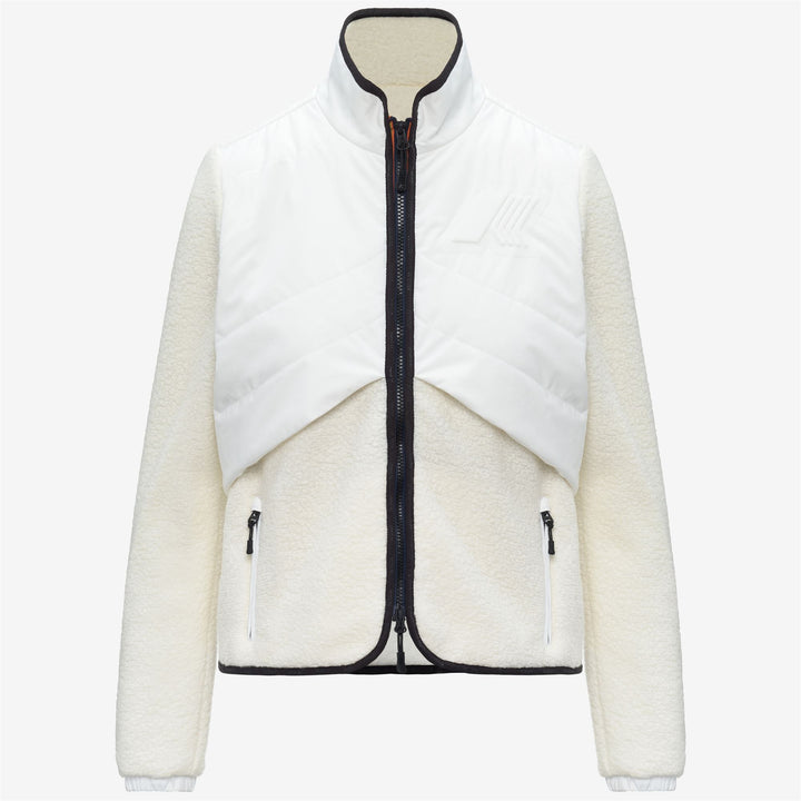 LUBERON W POLAR Felpe Giacca Donna White Gardenia 5