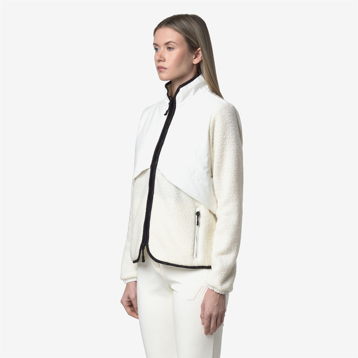 LUBERON W POLAR Felpe Giacca Donna White Gardenia 2