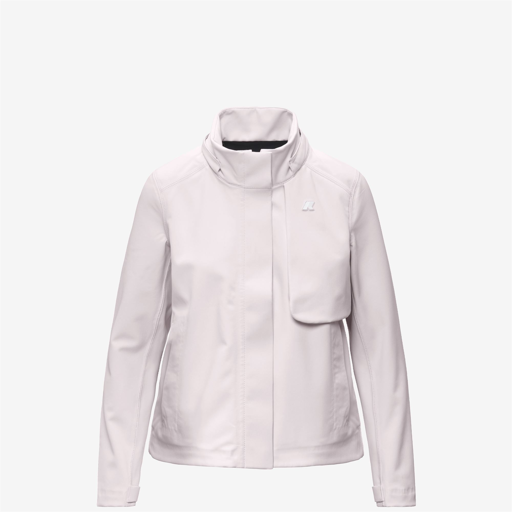 Jackets_WOMAN_MILA BONDED_Short_Rose Hushed - Blue Depth - Commercial 2