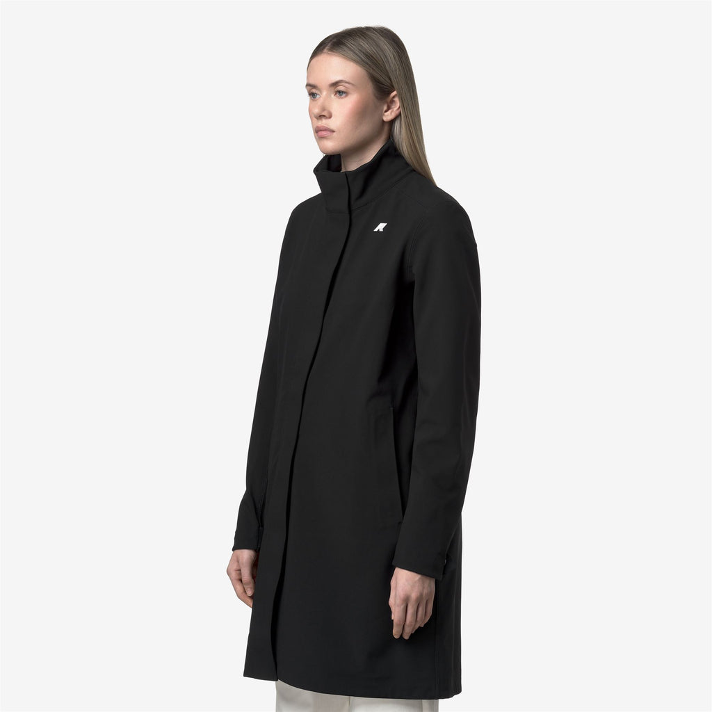 Jackets_WOMAN_DUKESSE BONDED_3/4 Length_Black Pure - Blue Depth - Commercial 5