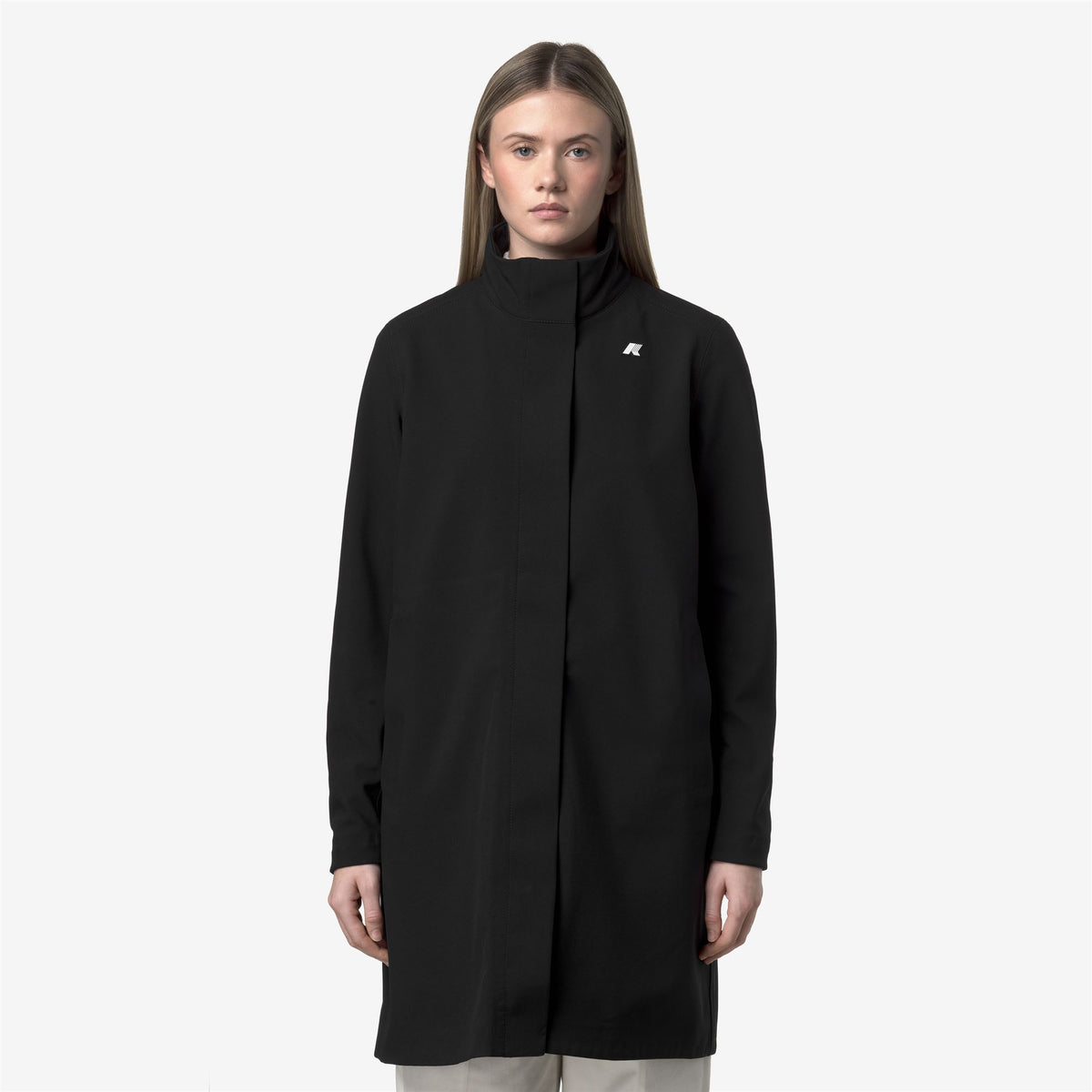 Jackets_WOMAN_DUKESSE BONDED_3/4 Length_Black Pure - Blue Depth - Commercial 4