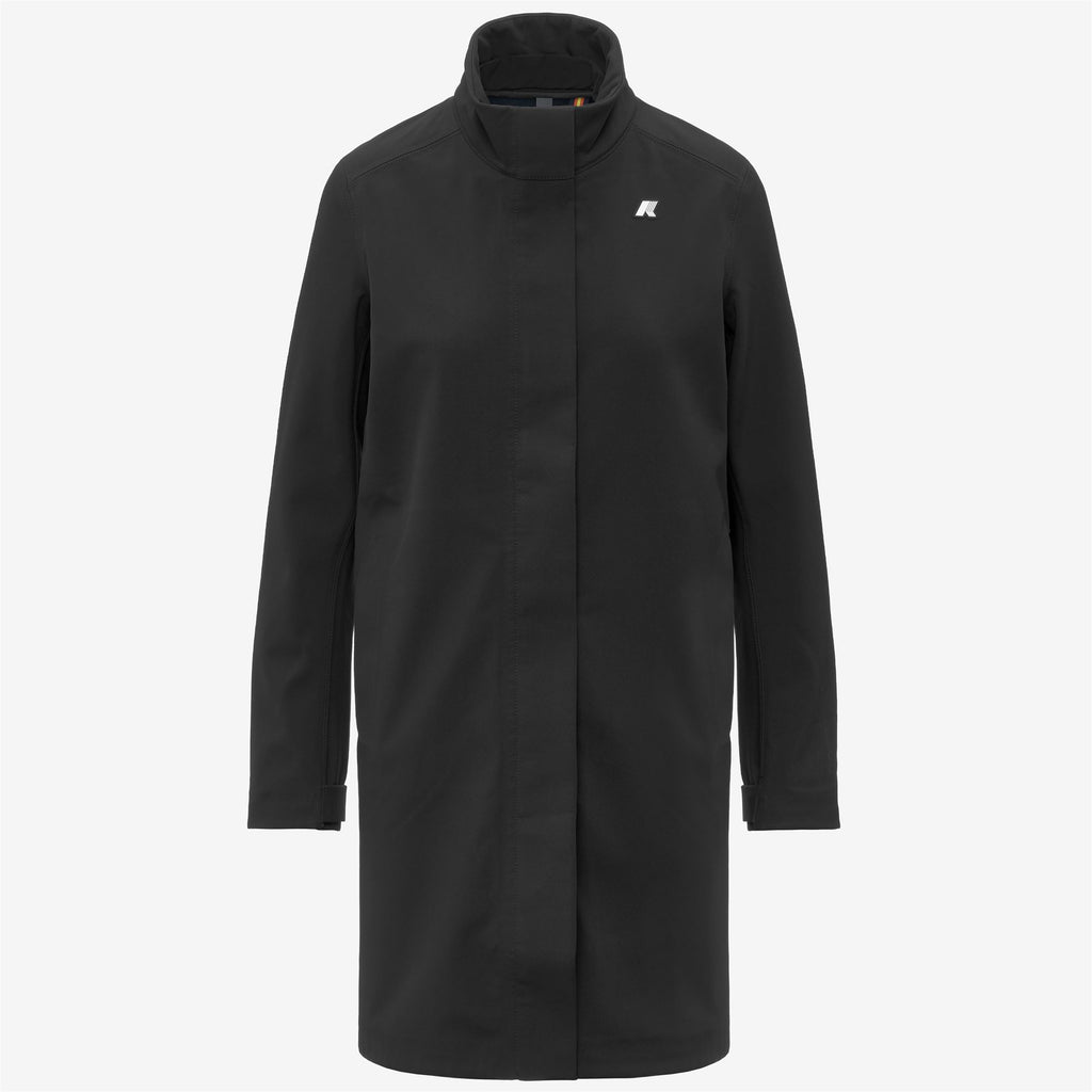 Jackets_WOMAN_DUKESSE BONDED_3/4 Length_Black Pure - Blue Depth - Commercial 1