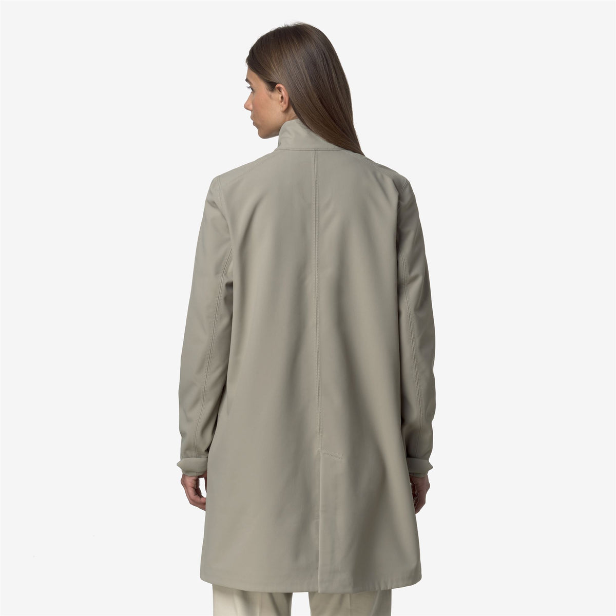 Jackets_WOMAN_DUKESSE BONDED_3/4 Length_Green Oak - Blue Depth - Commercial 6