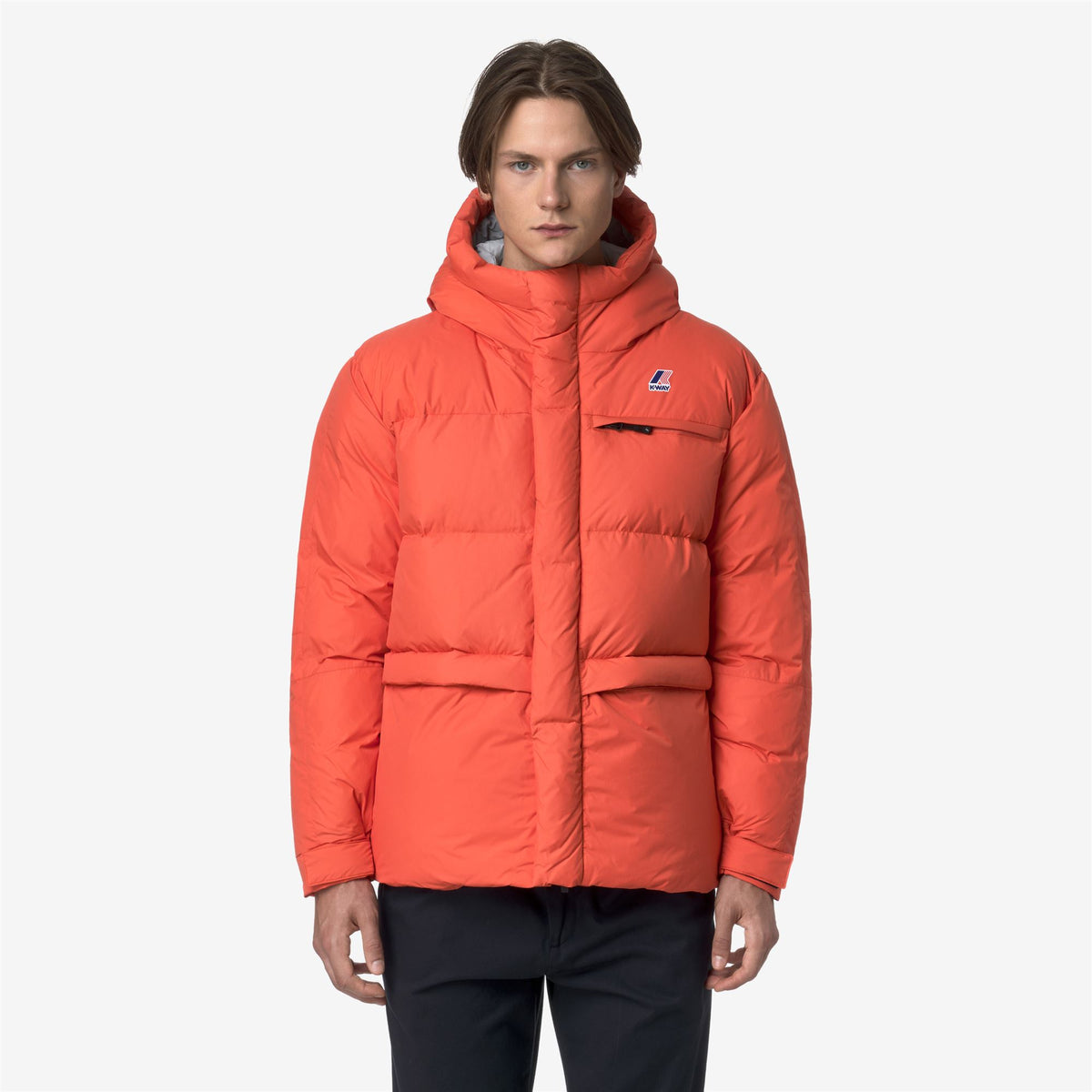 Jackets_UNISEX_LE VRAI 4.0 AURELE HEAVY WARM_Mid_Orange Fiesta - Commercial 4