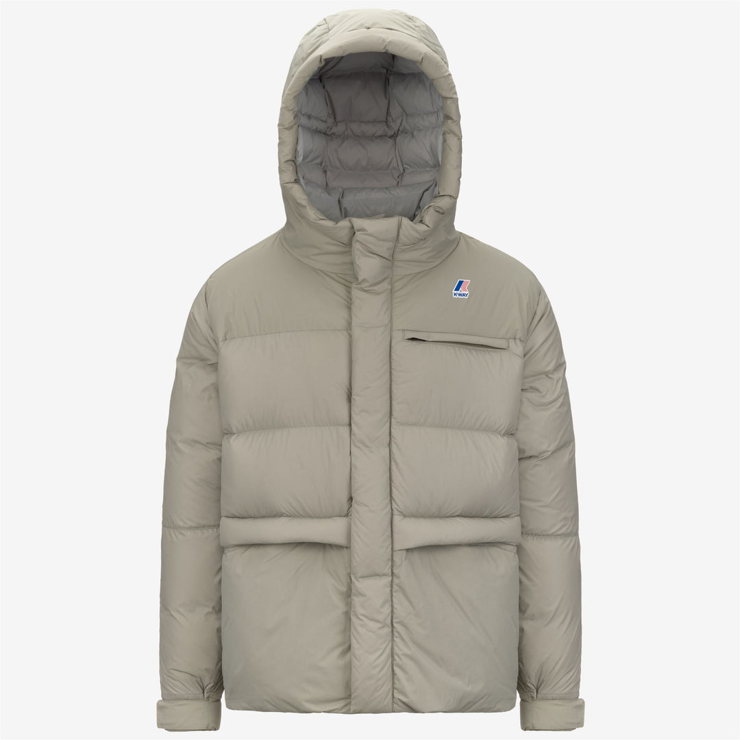 Chaqueta unisex de plumón medio de roble verde para clima frío 01