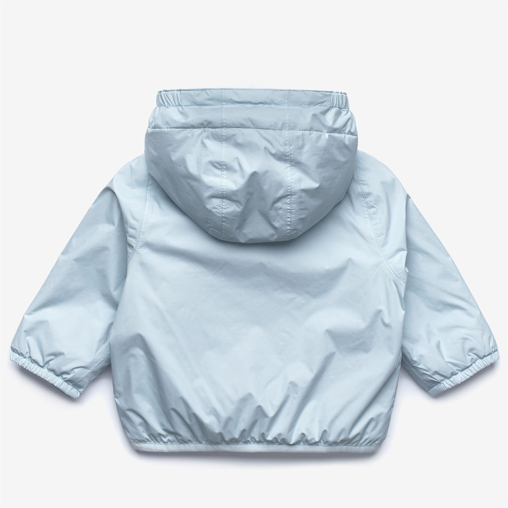 Chaqueta unisex azul para niños con acolchado impermeable 02