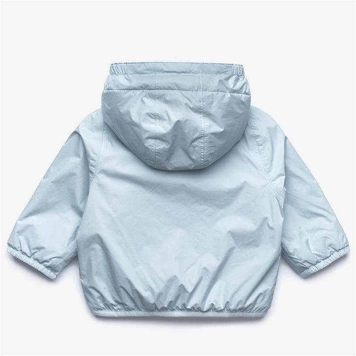Chaqueta unisex azul para niños con acolchado impermeable 2