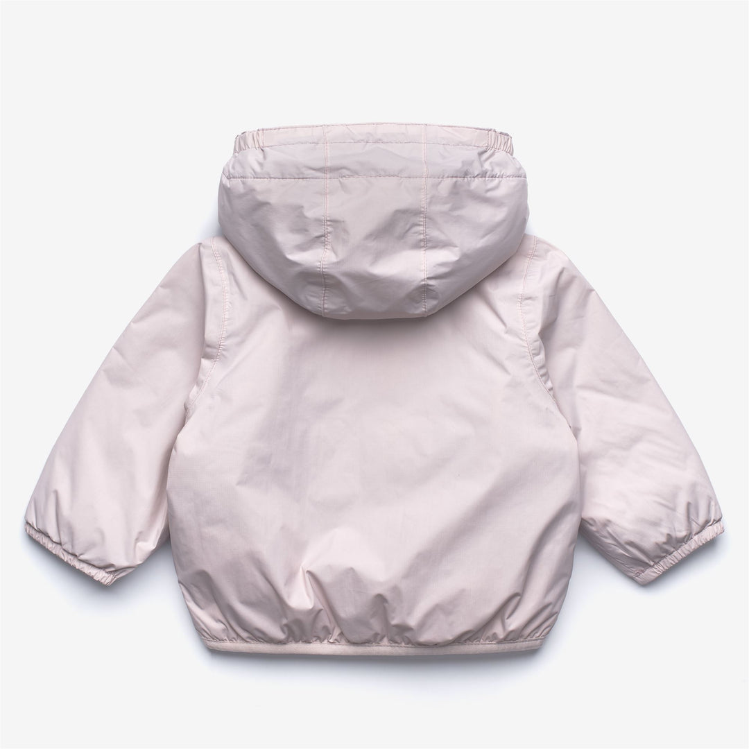 Chaqueta cálida unisex gris para niños con acolchado ligero main