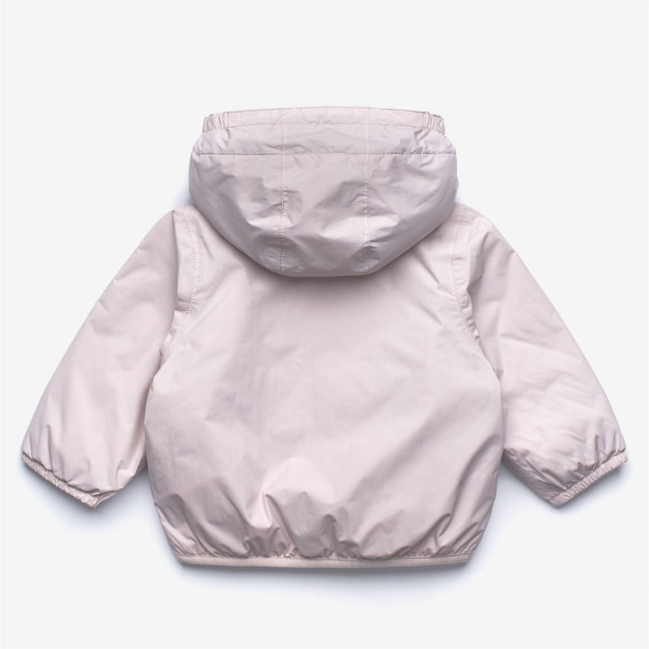 Chaqueta cálida unisex gris para niños con acolchado ligero 2