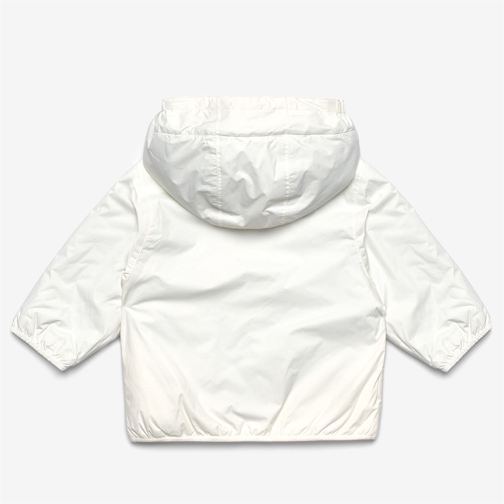 Chaqueta cálida unisex blanca para niños con acolchado sintético 02