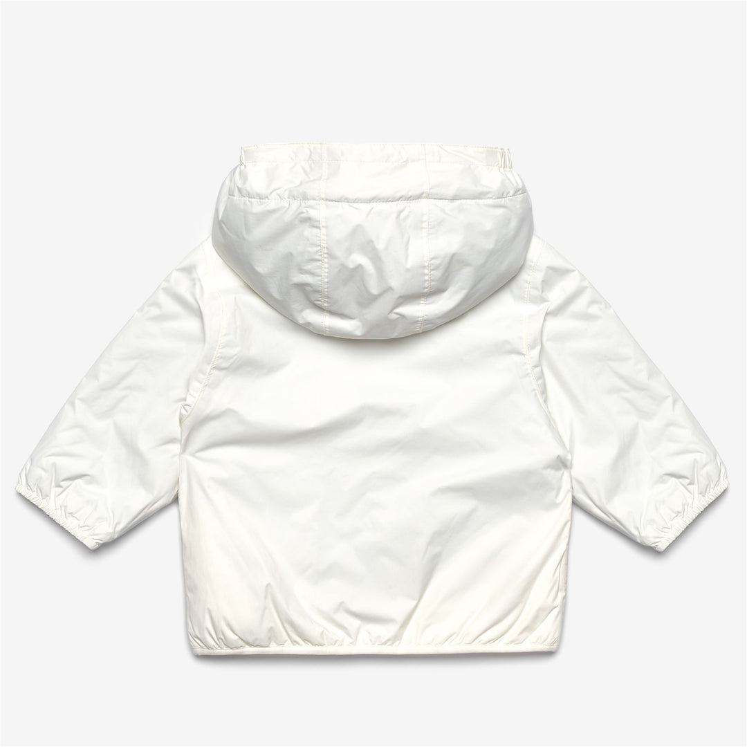 Chaqueta cálida unisex blanca para niños con acolchado sintético main