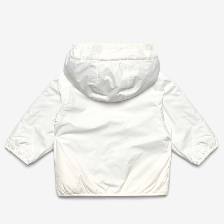 Chaqueta cálida unisex blanca para niños con acolchado sintético 2