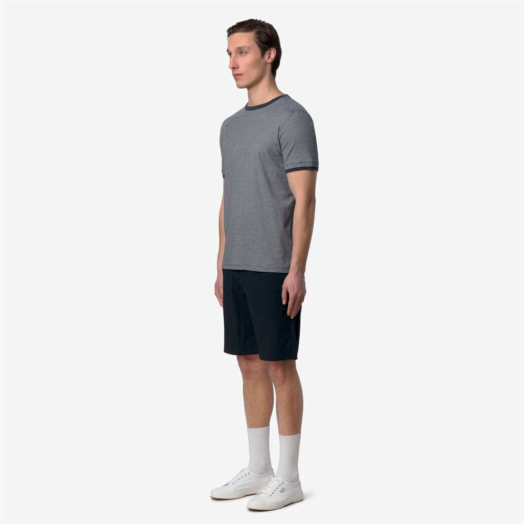 T-Shirts & Top_Man_ODOM STRETCH CO STRIPES_T-Shirt_BLUE - NATURAL STRIPES - Commercial 5