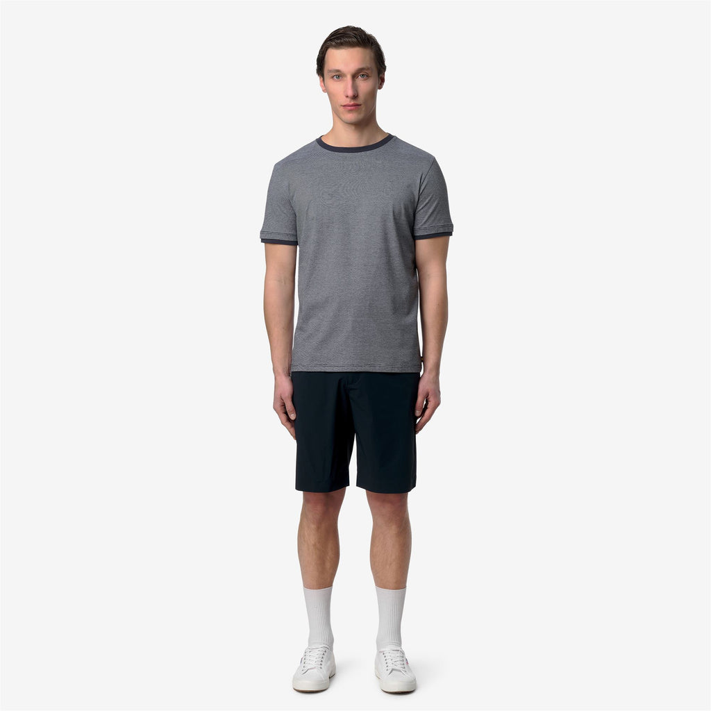 T-Shirts & Top_Man_ODOM STRETCH CO STRIPES_T-Shirt_BLUE - NATURAL STRIPES - Commercial 4