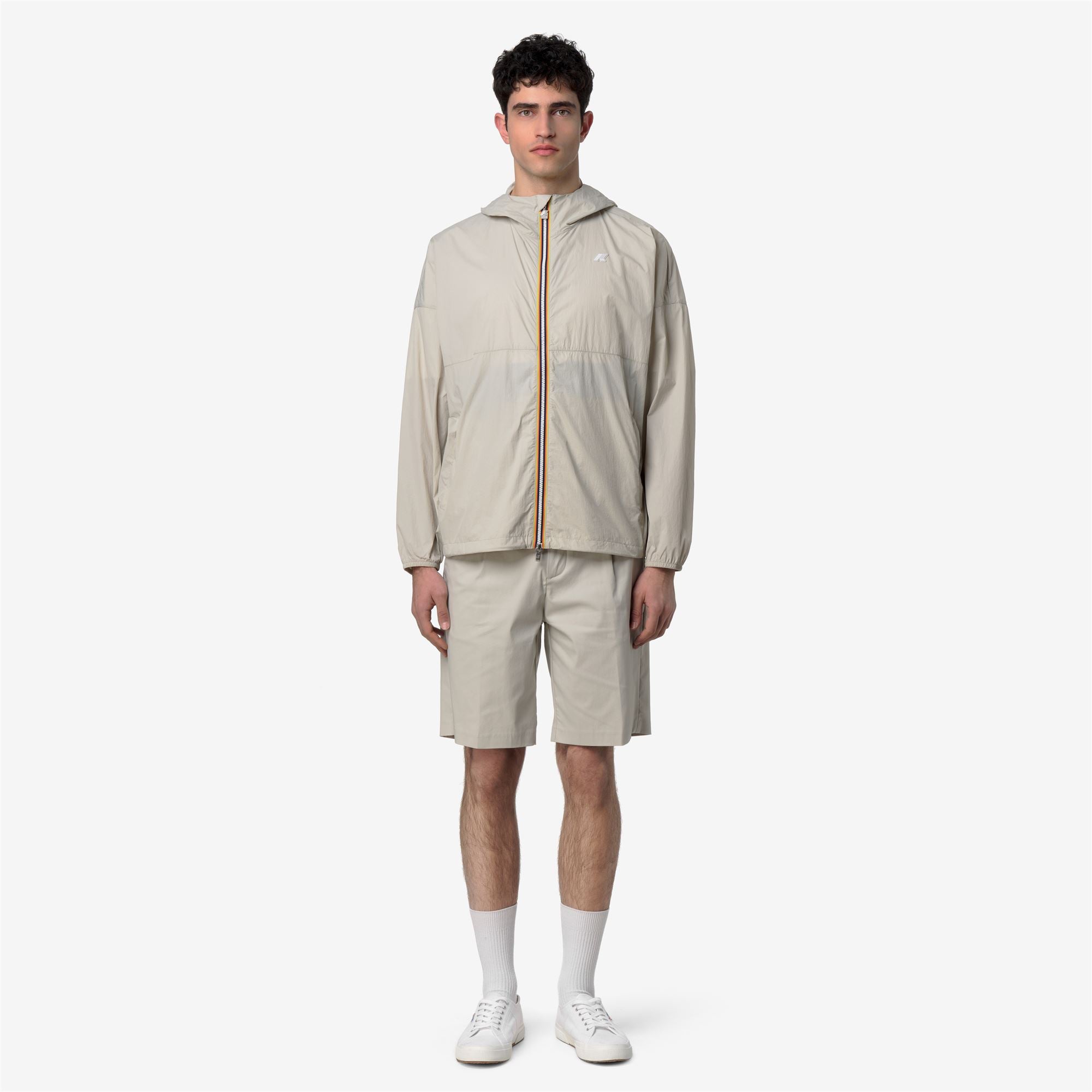 Jackets_Man_GAMALIEUL ULTRALIGHT AF_Short_BEIGE LT - Commercial 4