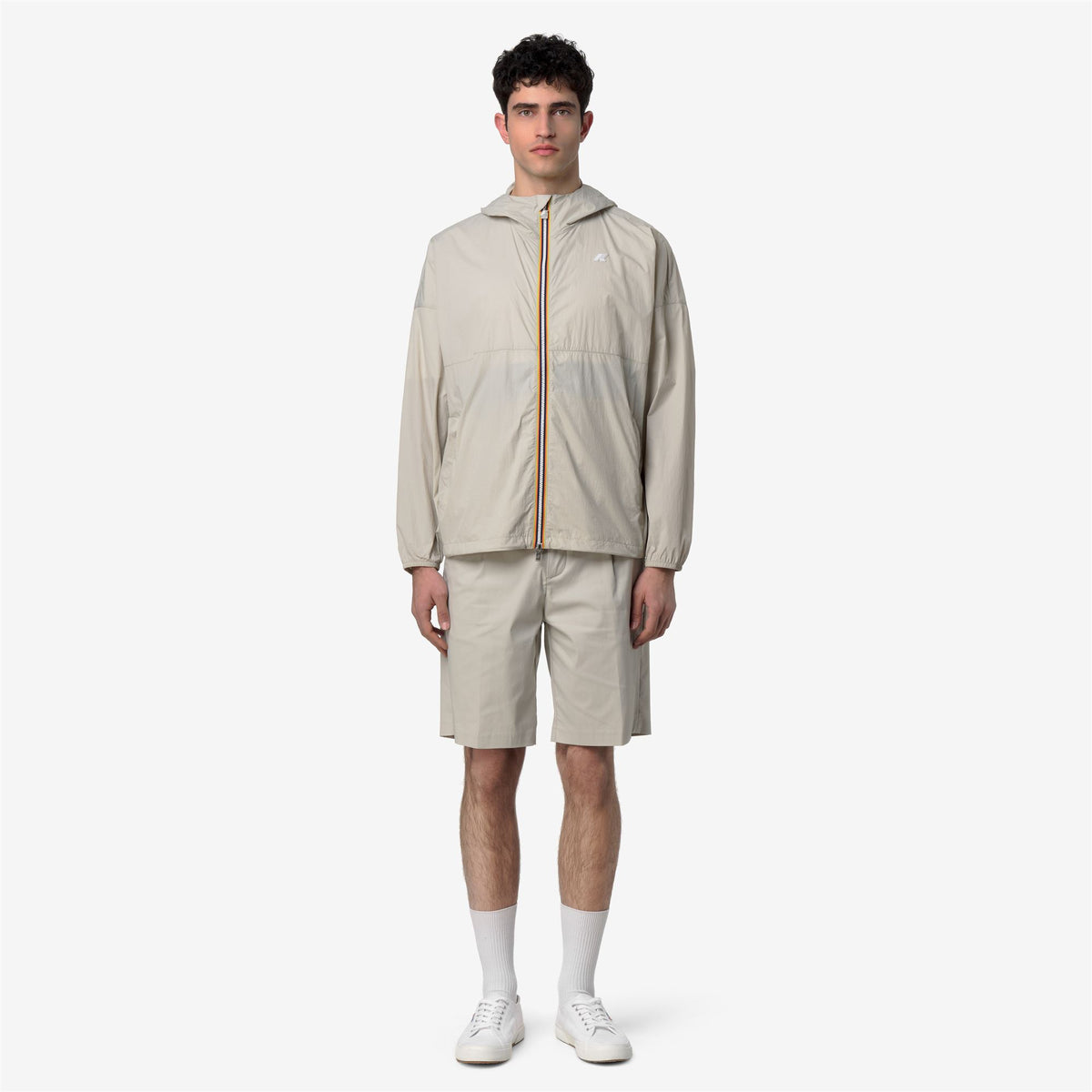 Jackets_Man_GAMALIEUL ULTRALIGHT AF_Short_BEIGE LT - Commercial 4