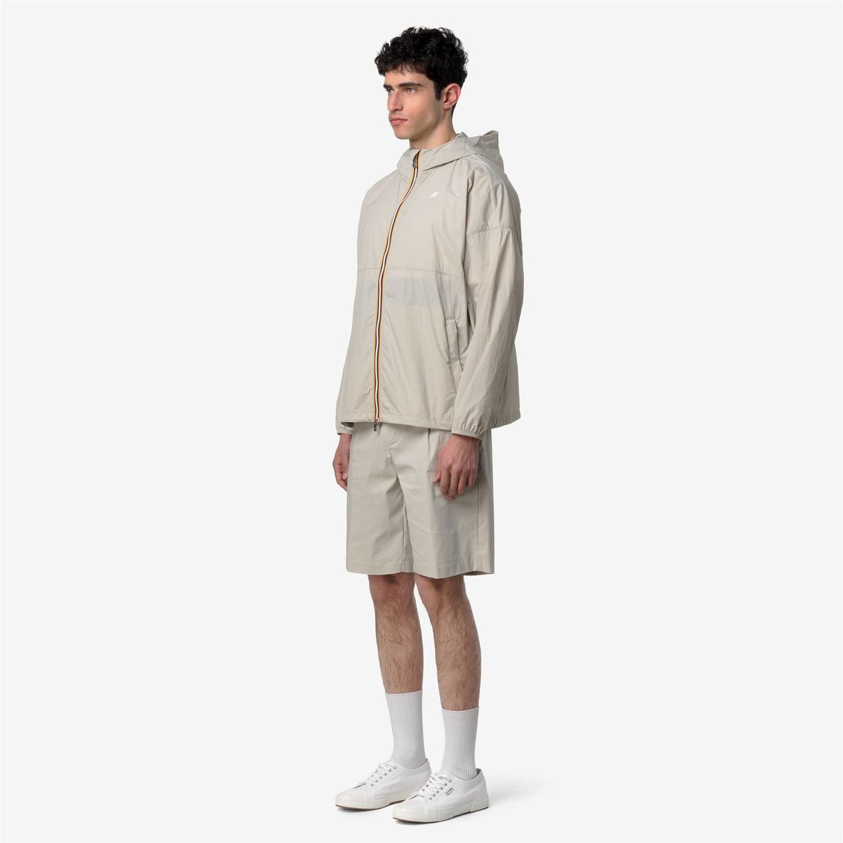 Jackets_Man_GAMALIEUL ULTRALIGHT AF_Short_BEIGE LT - Commercial 5