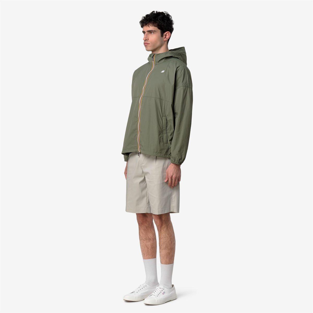 Jackets_Man_GAMALIEUL ULTRALIGHT AF_Short_Green Lichen - Commercial 5