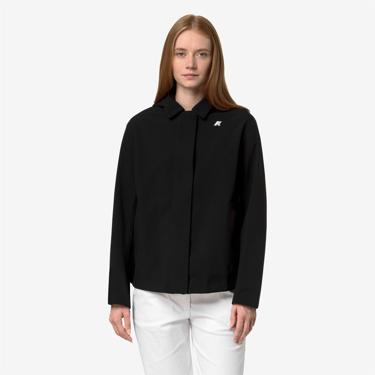 Jackets_Woman_BLEIZOU BONDED_Mid_Black P-Blue D - Commercial 4