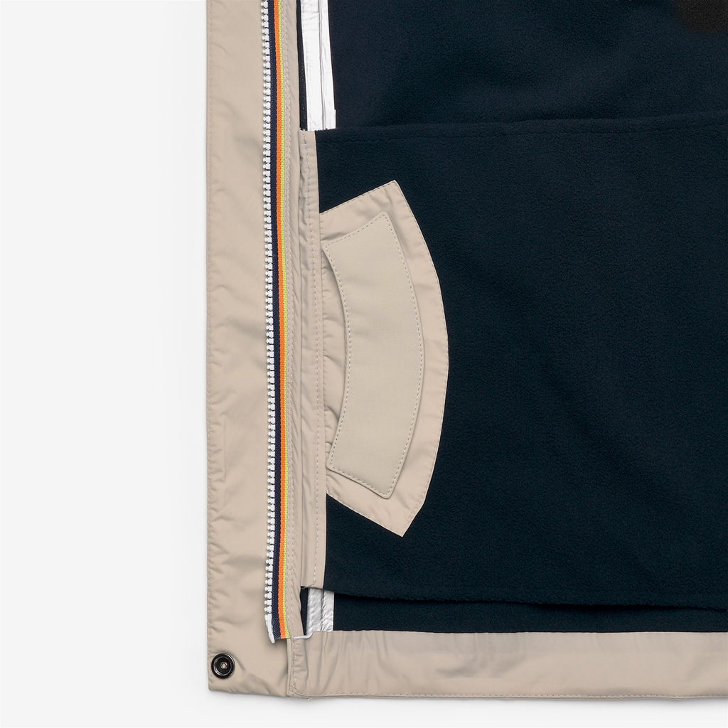 Jackets_Woman_BLEIZOU BONDED_Mid_Beige Cashmere - Blue Depth - Commercial 3