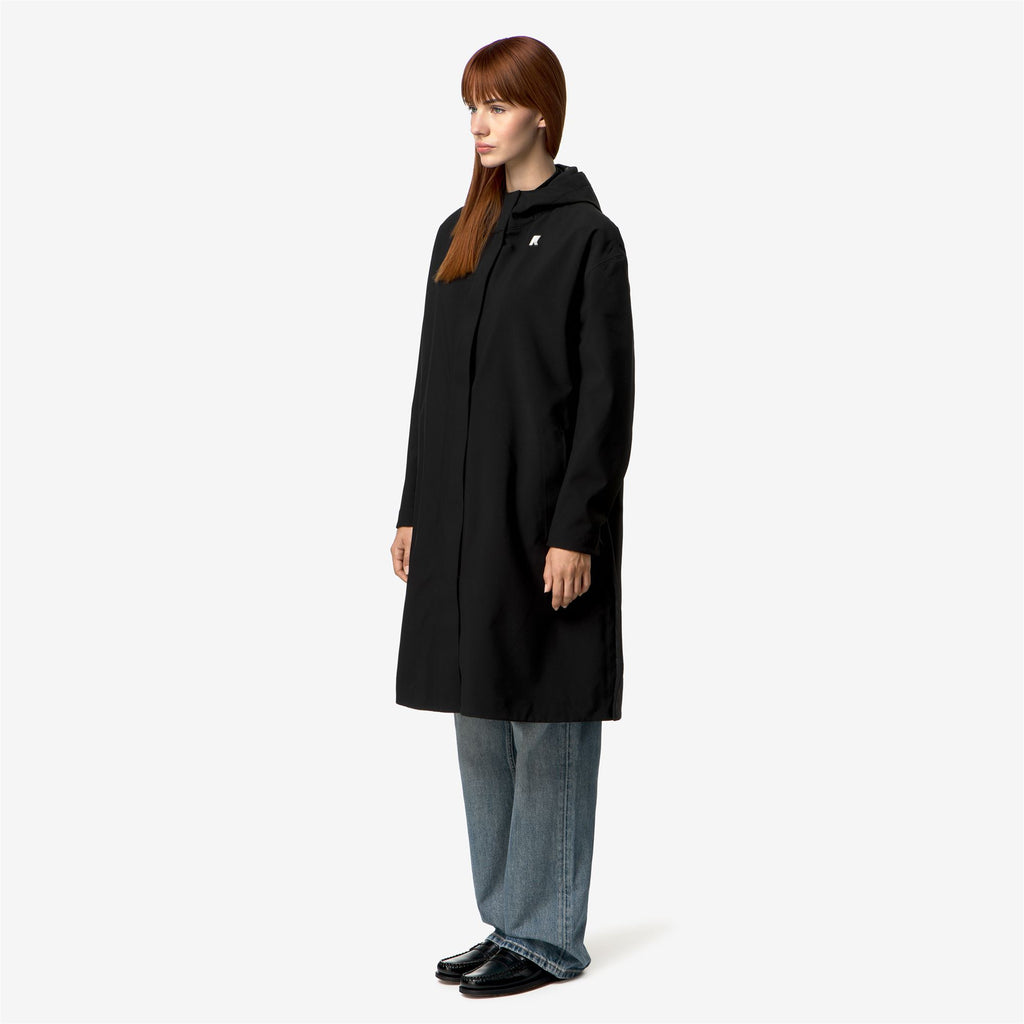 Jackets_Woman_STEPHALE BONDED_3/4 Length_Black P-Blue D - Commercial 5