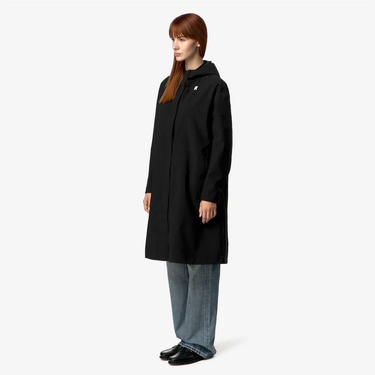 Jackets_Woman_STEPHALE BONDED_3/4 Length_Black P-Blue D - Commercial 5