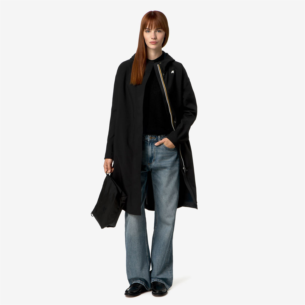 Jackets_Woman_STEPHALE BONDED_3/4 Length_Black P-Blue D - Commercial 7
