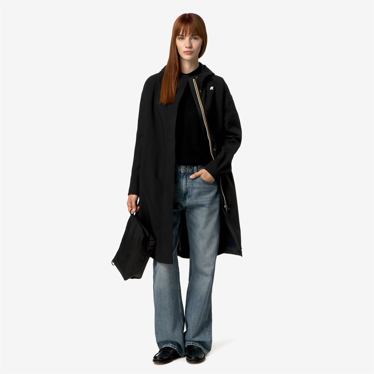Jackets_Woman_STEPHALE BONDED_3/4 Length_Black P-Blue D - Commercial 7