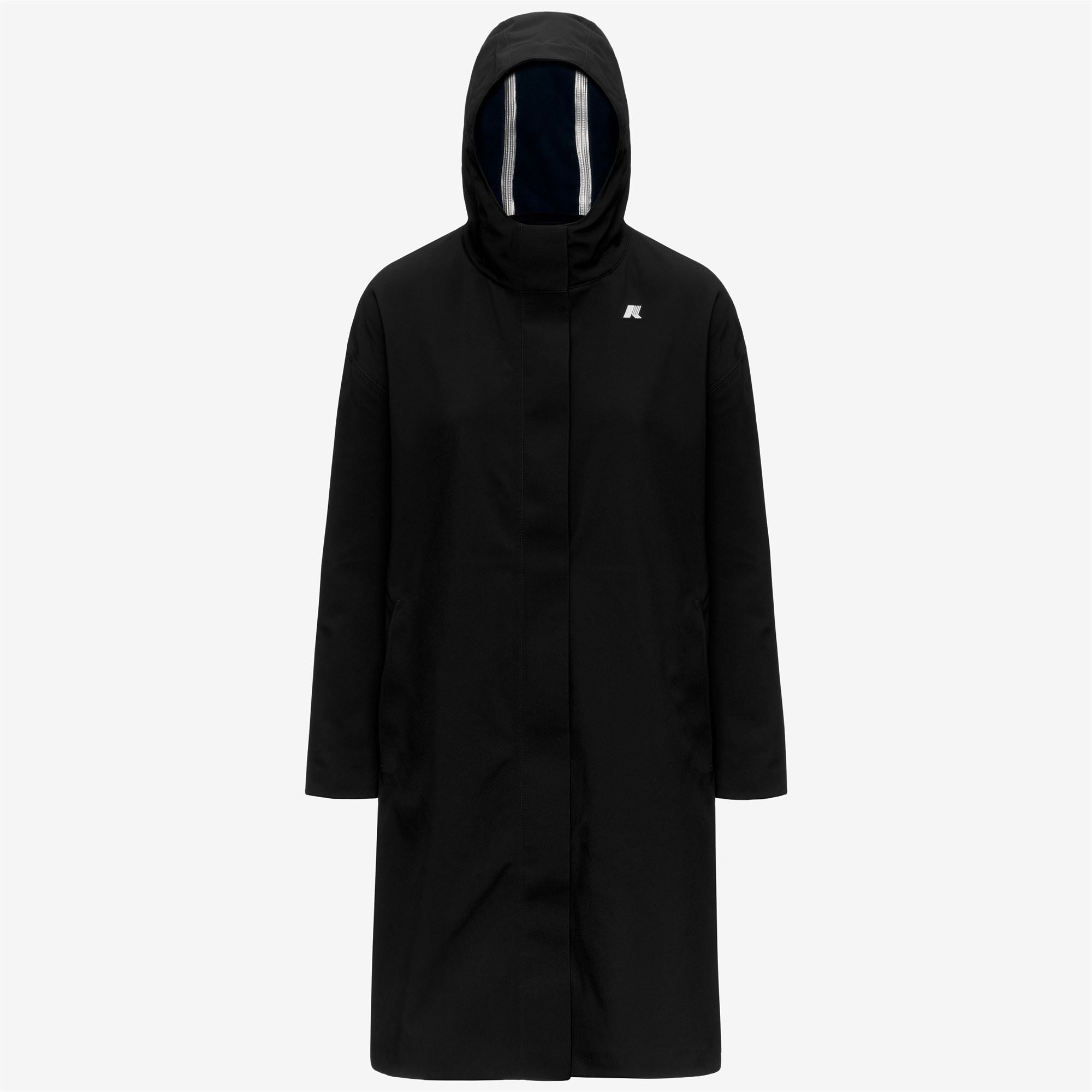 Jackets_Woman_STEPHALE BONDED_3/4 Length_Black P-Blue D - Commercial 1