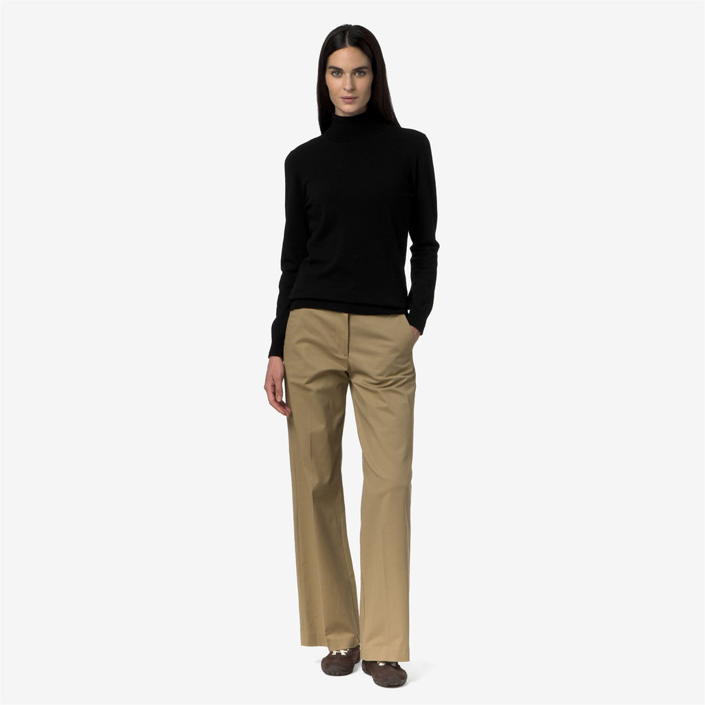 Knitwear_Woman_AMANE PLAIN MIX MERINO_Pull Over_Black Pure - Commercial 7