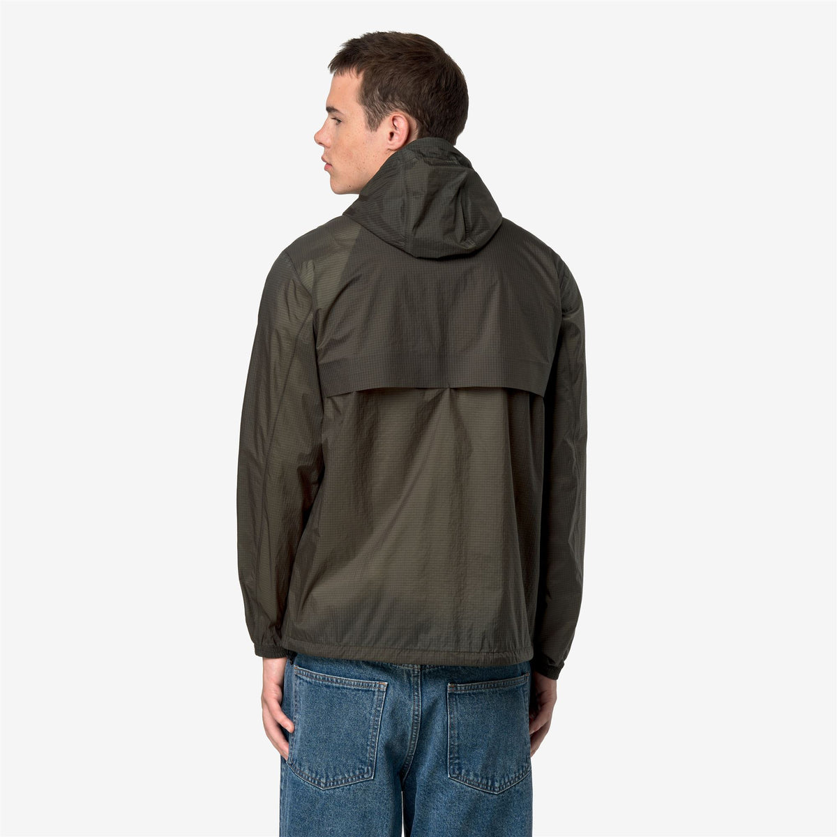 Jackets_Unisex_CLEON NYLON RIPSTOP CITADIUM_Short_GREEN BLACKISH - Commercial 6