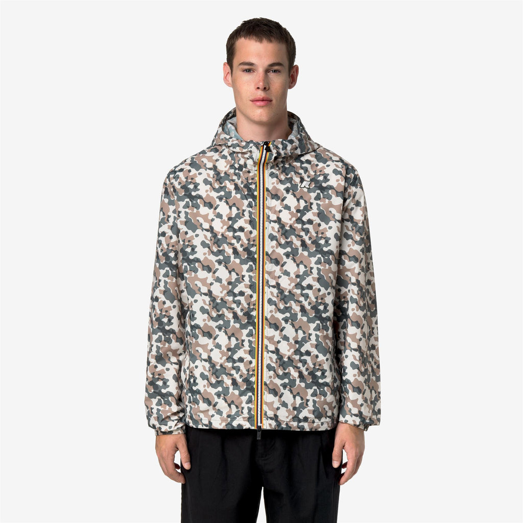 Jackets_Unisex_CLEON RIPSTOP GRAPHIC CITADIUM_Short_White Gardenia - GREEN BLACKISH  - Beige Khaki - Commercial 4