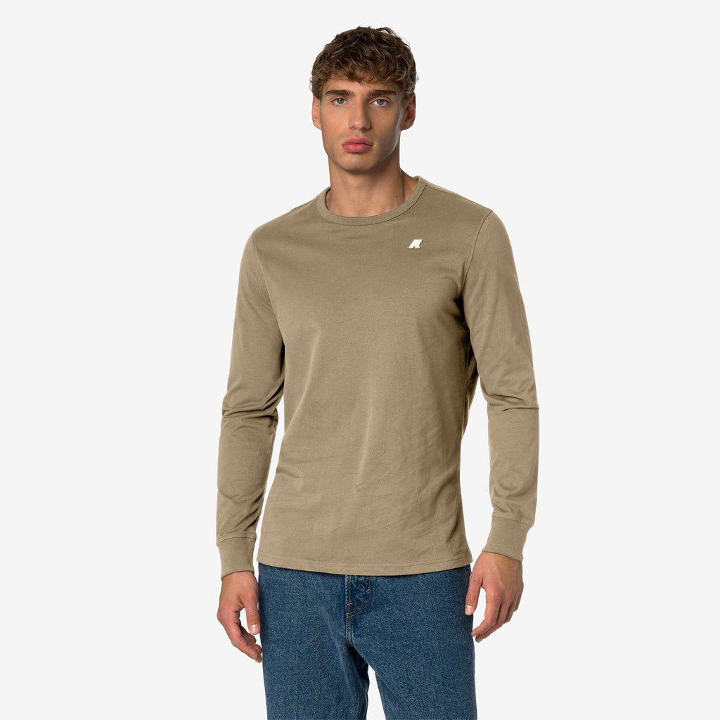 T-Shirts & Top_Man_ELMER JS PEACH CITADIUM_T-Shirt_Beige Khaki - Commercial 4
