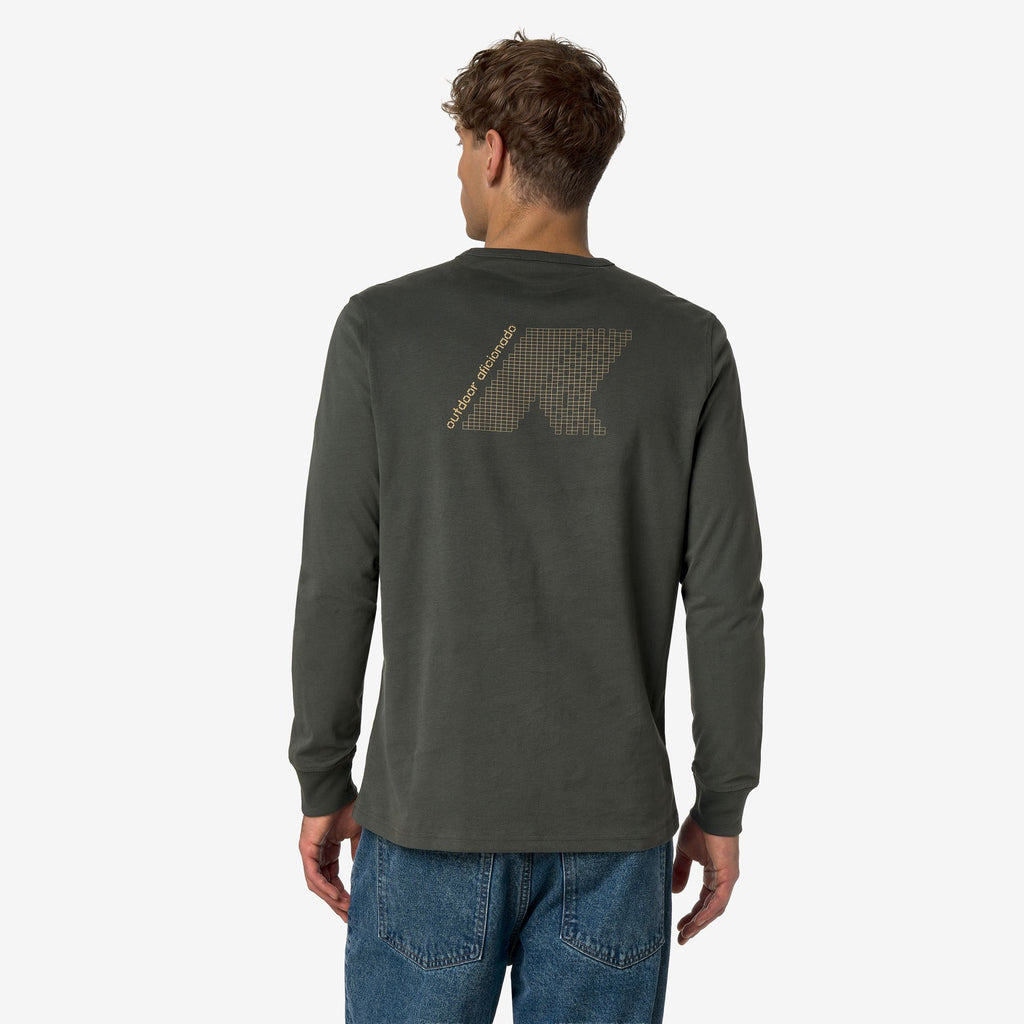 T-Shirts & Top_Man_ELMER JS PEACH CITADIUM_T-Shirt_GREEN BLACKISH - Commercial 6