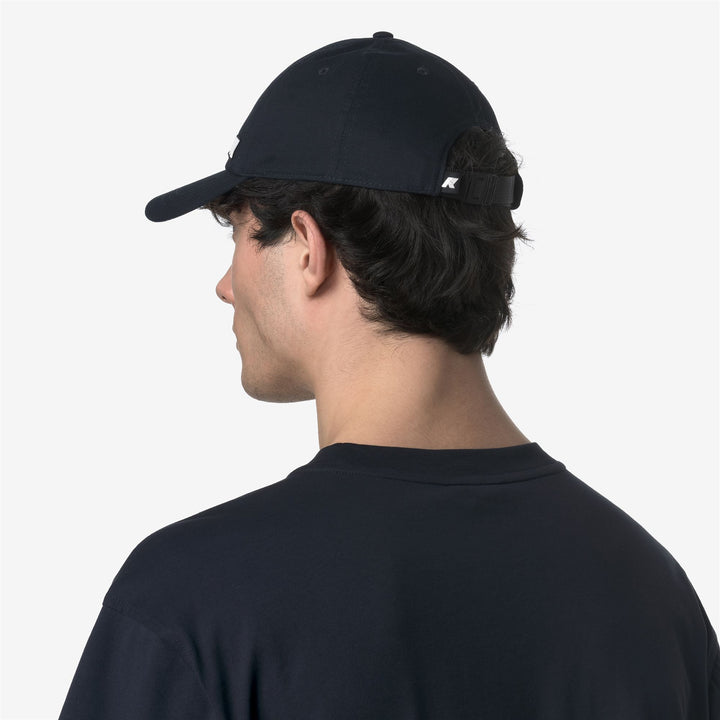Blue Unisex Cotton Visor Cap with Adjustable Fit 3