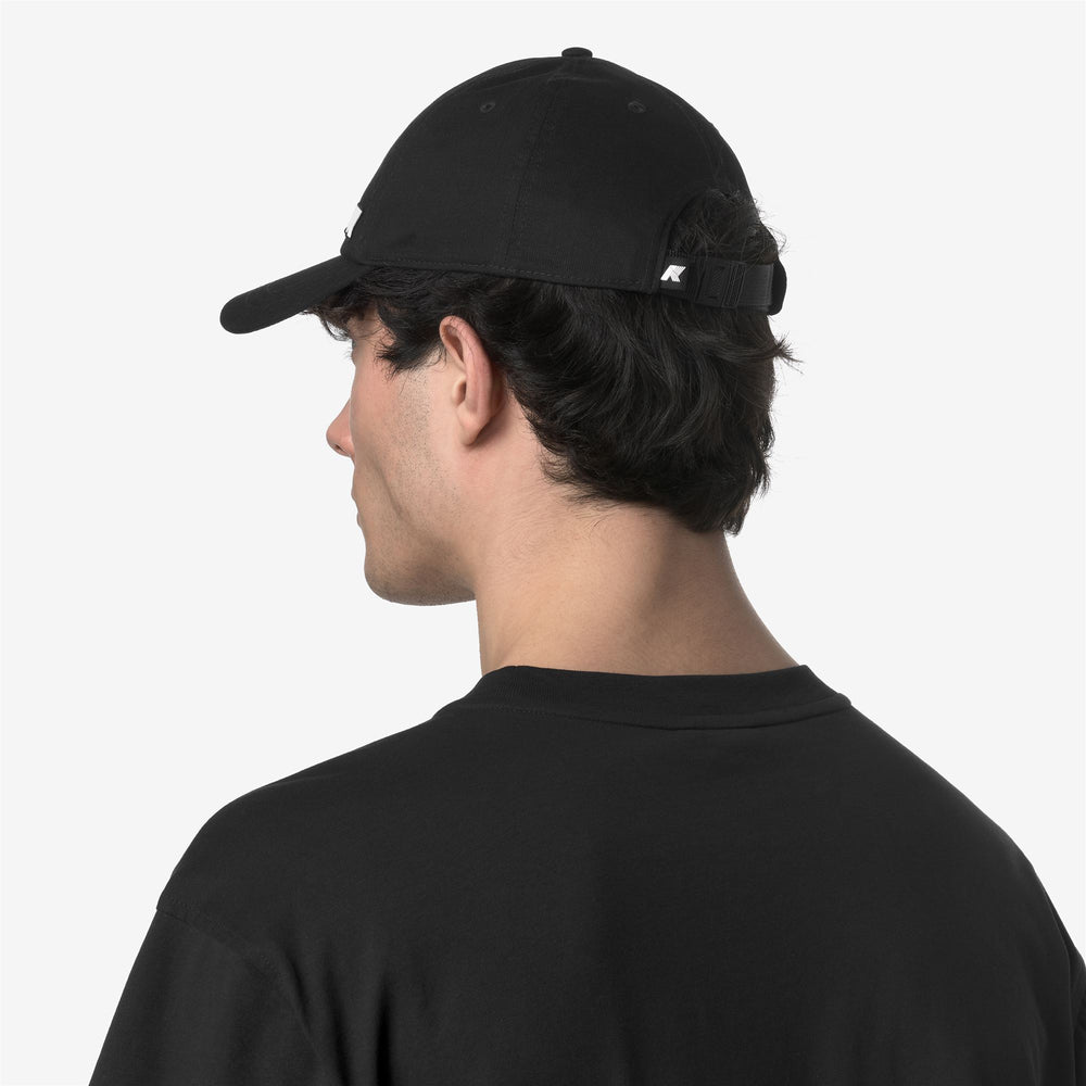 Gorra de béisbol unisex de algodón twill negra y gris con ajuste ajustable 02