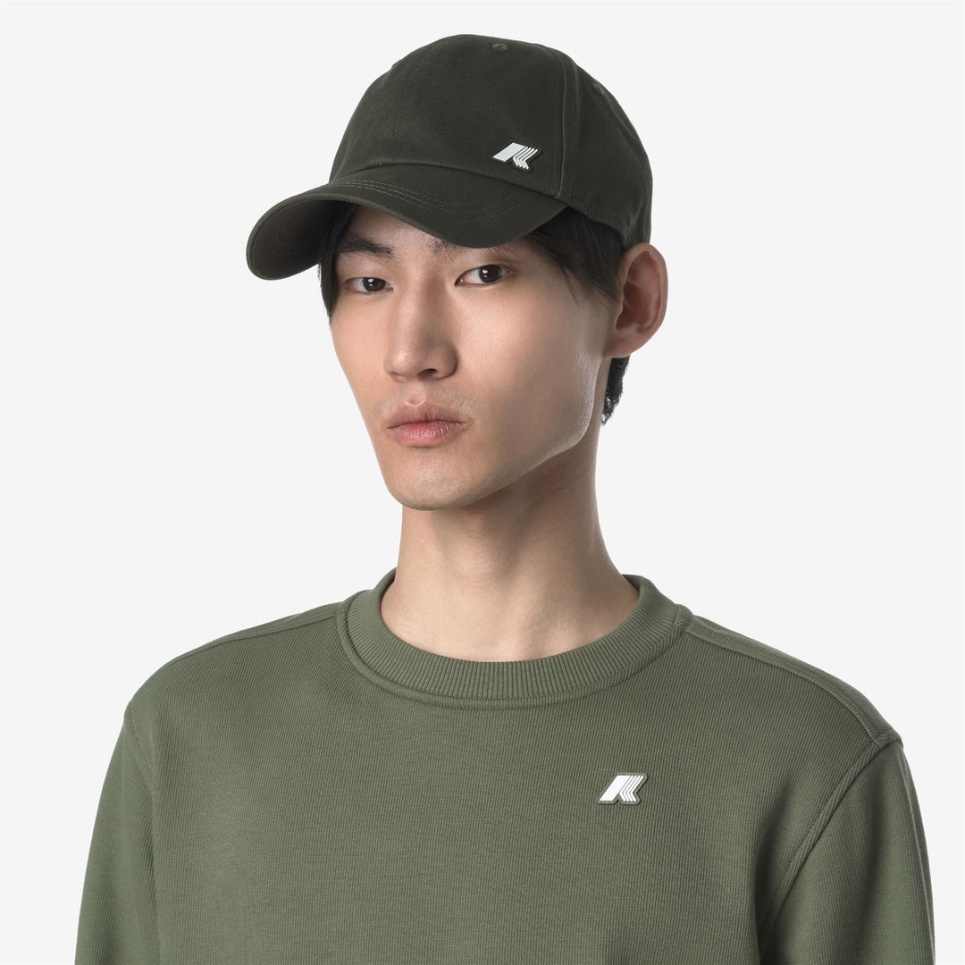 Gorra de béisbol unisex de algodón twill verde oscuro con ajuste ajustable main